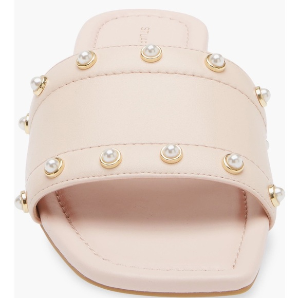Stuart Weitzman Shoes - Stuart Weitzman Pearl Slide Sandal in Rosewater size 6 NWT